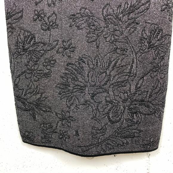 D. Exterior Womens Jacquard Bodycon Dress Poly Viscose Black Blue Size Small - Picture 10 of 11